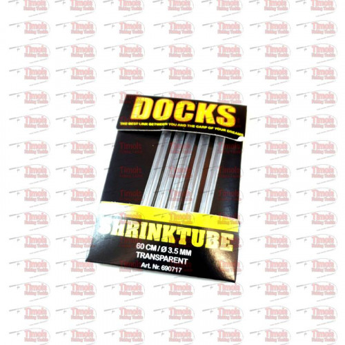DOCKS SHRINK TUBE 3.5mm CLEAR DOCKS SHRINK TUBE 3.5mm CLEAR